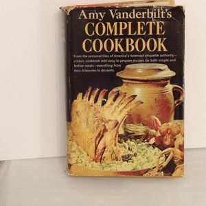 Rare Cookbook By Vanderbilt